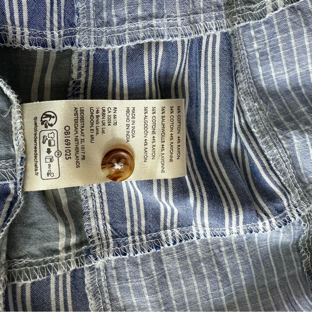 Pilcro Tiered Sleeveless Blouse | SZ XS - Picture 9 of 11